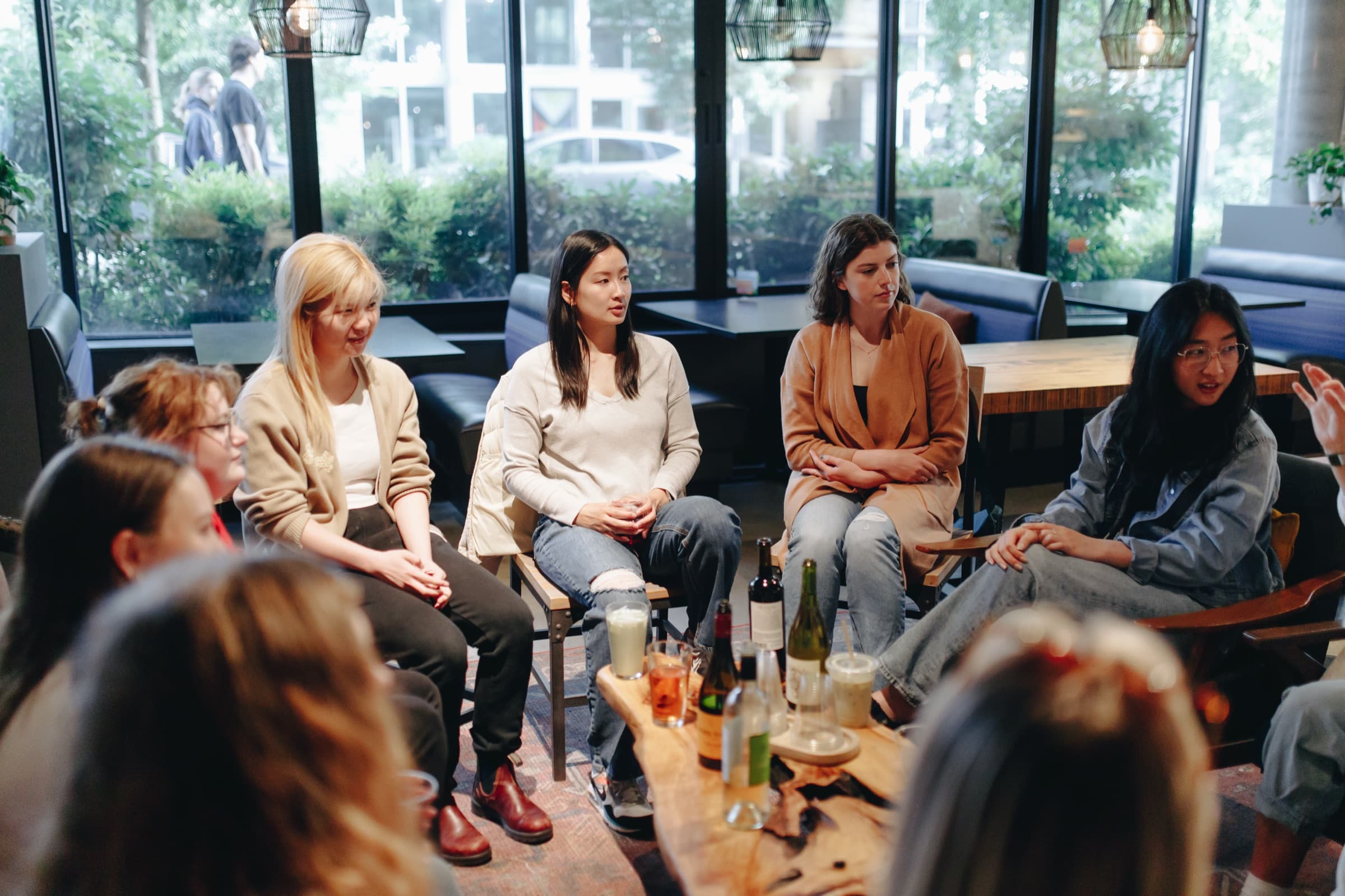 Women enjoying a RealRoots experience at a partner venue